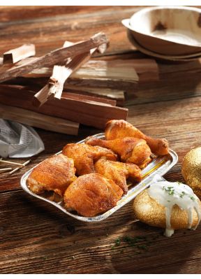 grilliertes-poulet-baked-potatoe-sauerrahm-schnittlauch